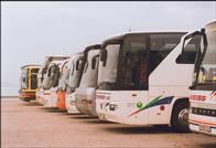 autobusy na parkingu Tronchetto w Wenecji