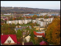 Widok ze Starego Miasta na osiedle Jagiellońskie